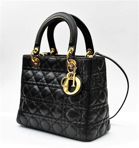 dior baguette brown|Dior lambskin bag.